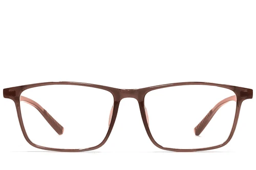 Rectangular Brown TR90 Glasses #BS1924-0215