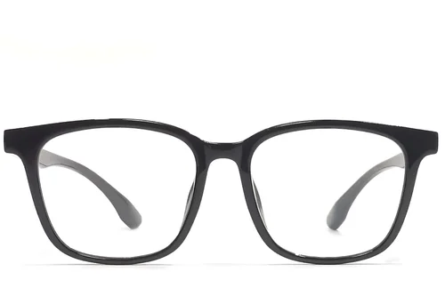 Lunettes rectangulaires noires TR90 #BS1924-0217