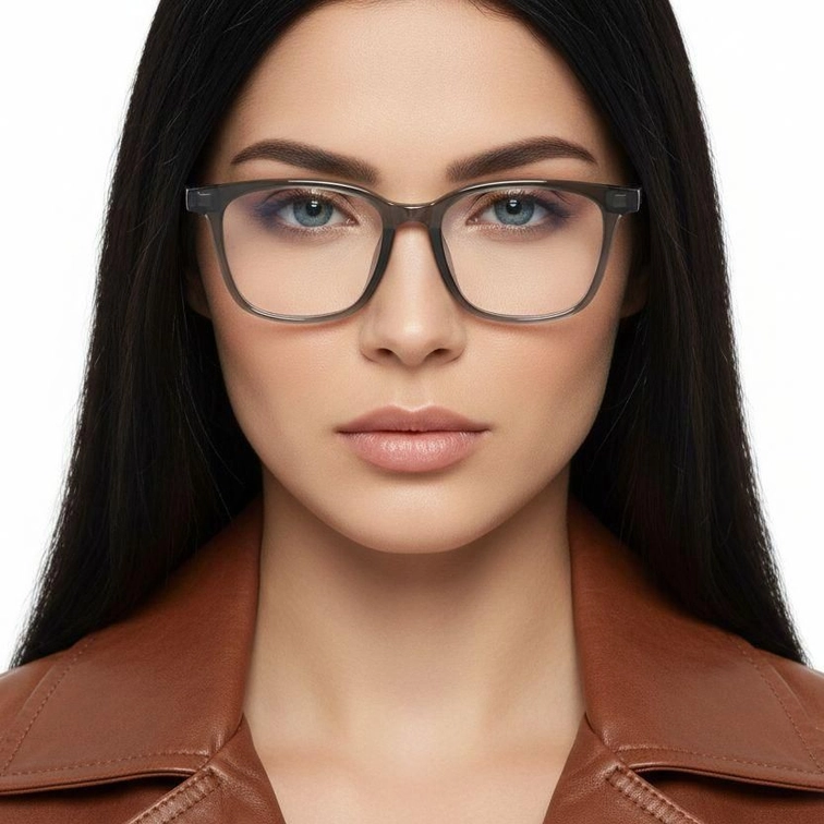 Rectangular Green TR90 Glasses #BS1924-0218