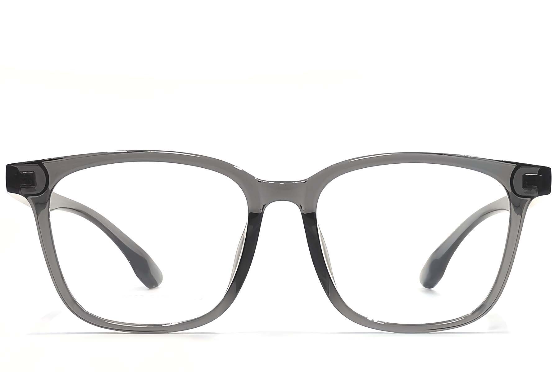 Rectangular Gray TR90 Glasses #BS1924-0219