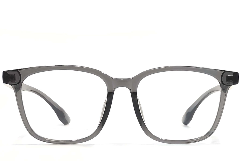 Rectangular Gray TR90 Glasses #BS1924-0219