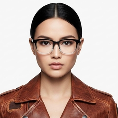 Rectangular Black TR90 Glasses #BS1924-0222