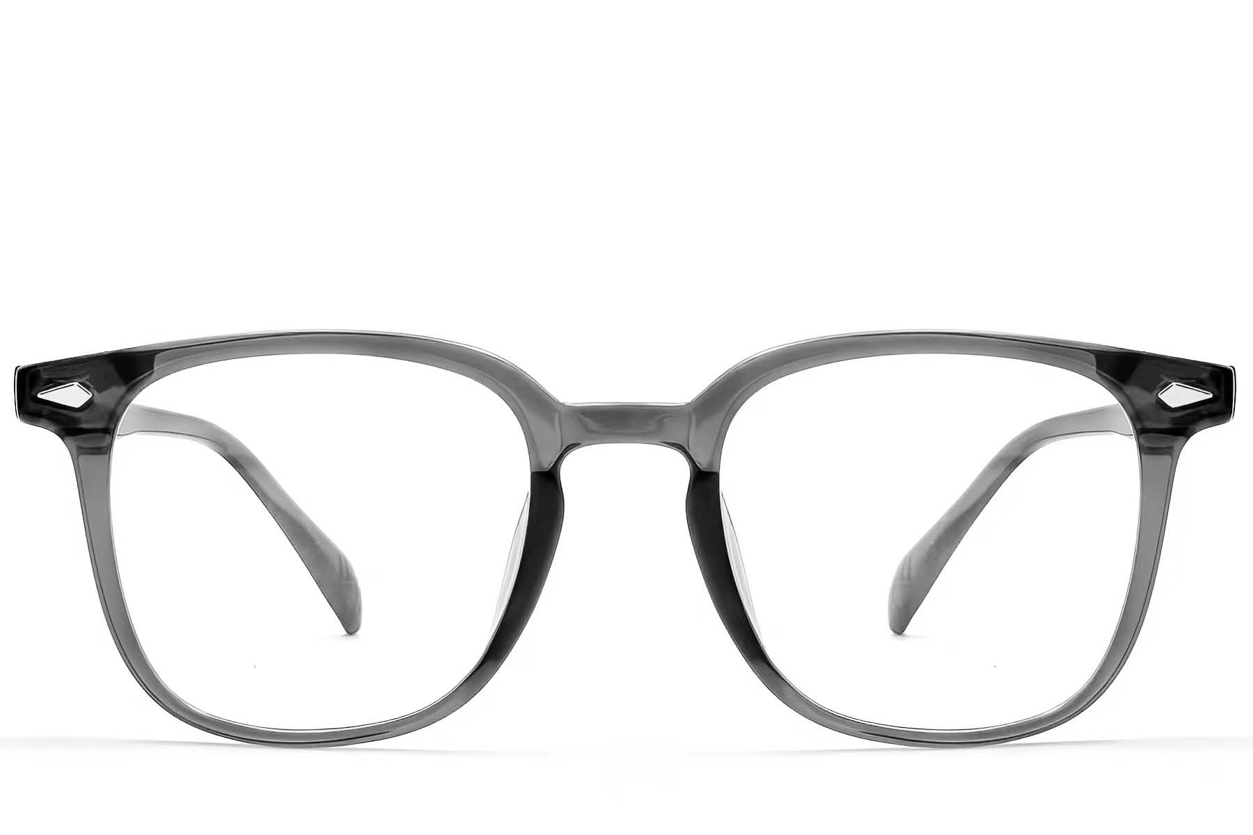 Rectangular Gray TR90 Glasses #BS1924-0225