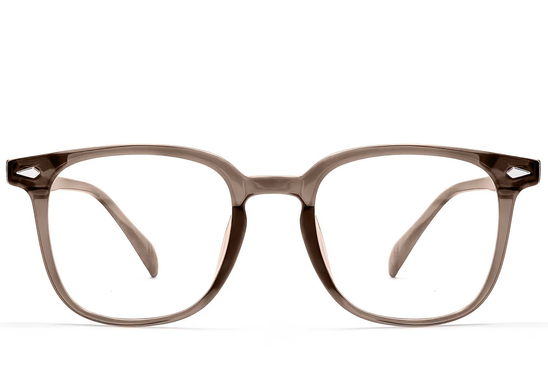Rectangular Brown TR90 Glasses #BS1924-0227