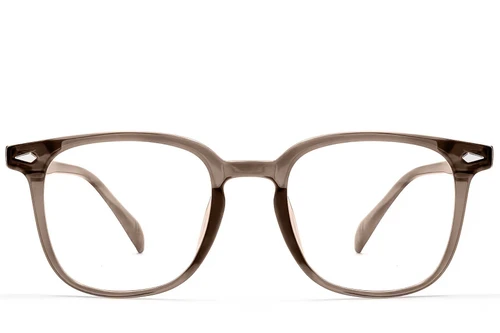 Rectangular Brown TR90 Glasses #BS1924-0227