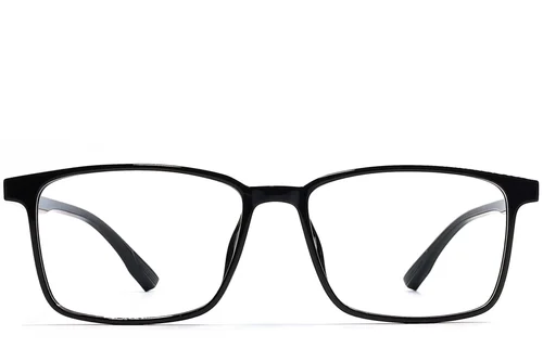 Lunettes rectangulaires noires TR90 #BS1924-0229