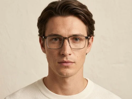Lunettes rectangulaires vertes TR90 #BS1924-0230