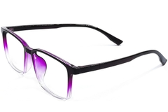 Occhiali rettangolari viola in TR90 #BS1924-0231