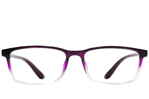 Lunettes rectangulaires violettes TR90 #BS1924-0236