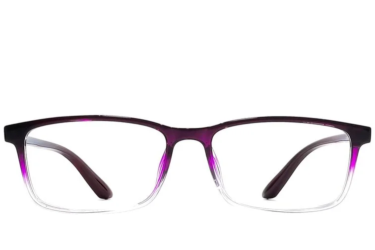 Occhiali rettangolari viola in TR90 #BS1924-0236