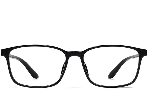 Lunettes rectangulaires noires TR90 #BS1924-0237