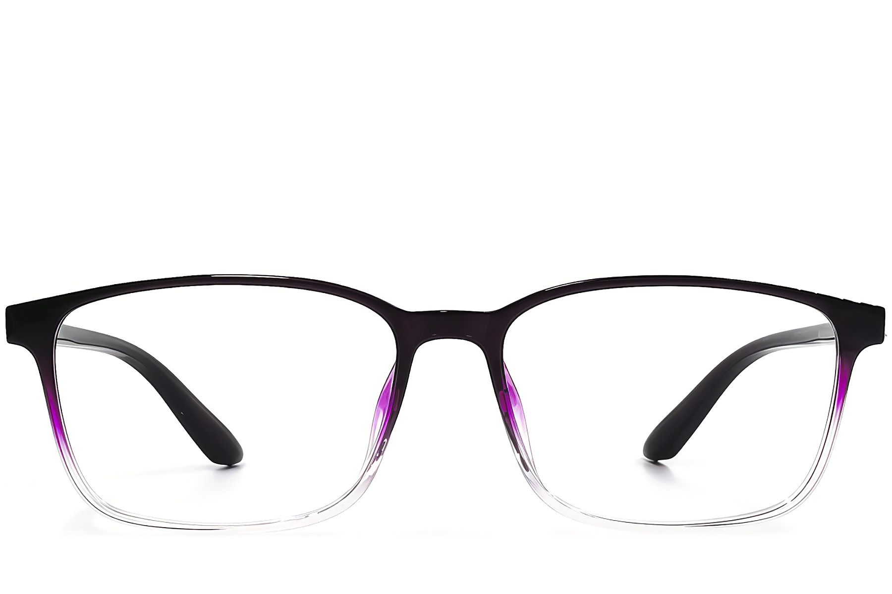 Rectangular Purple TR90 Glasses #BS1924-0239