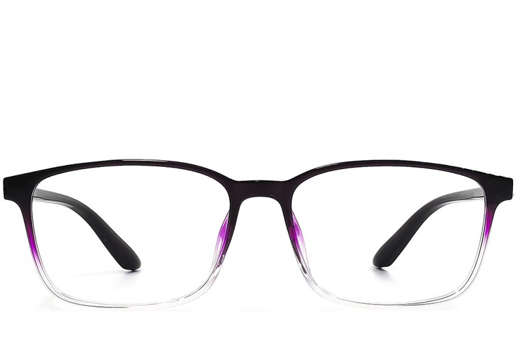 Gafas rectangulares TR90 moradas #BS1924-0239