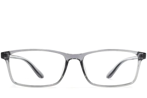 Rectangular Gray TR90 Glasses #BS1924-0242