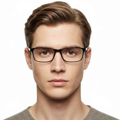 Lunettes rectangulaires noires TR90 #BS1924-0245