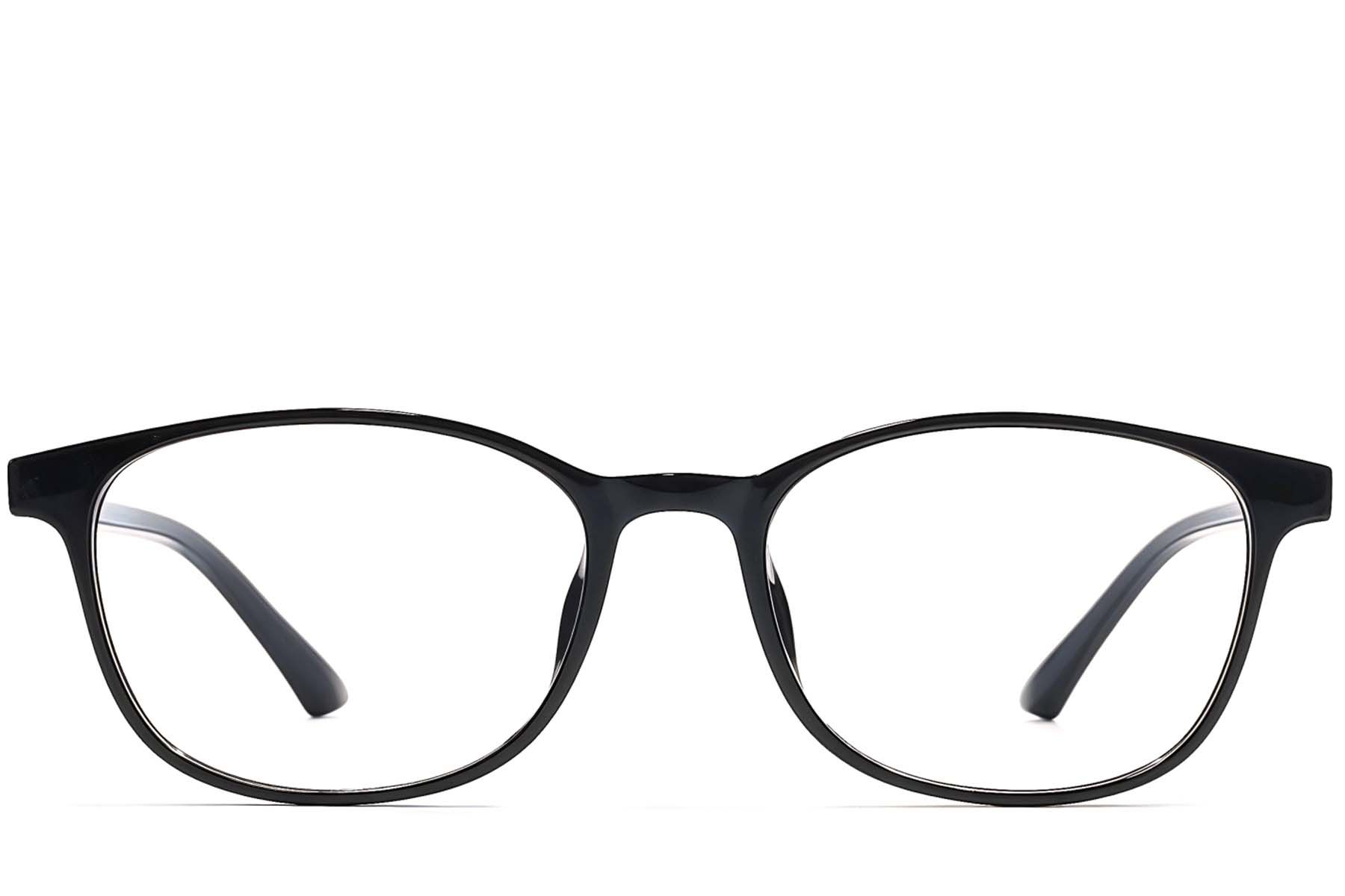 Rectangular Black TR90 Glasses #BS1924-0250