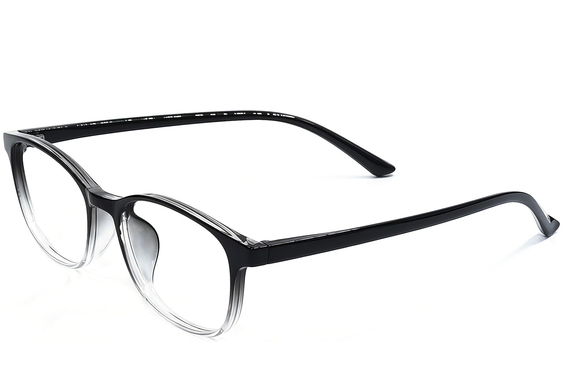 Rectangular Black TR90 Glasses #BS1924-0252