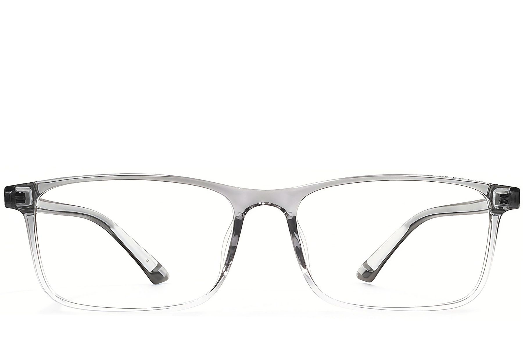 Rechteckige graue TR90-Brille #BS1924-0254