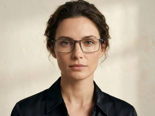 Lunettes rectangulaires vertes TR90 #BS1924-0255