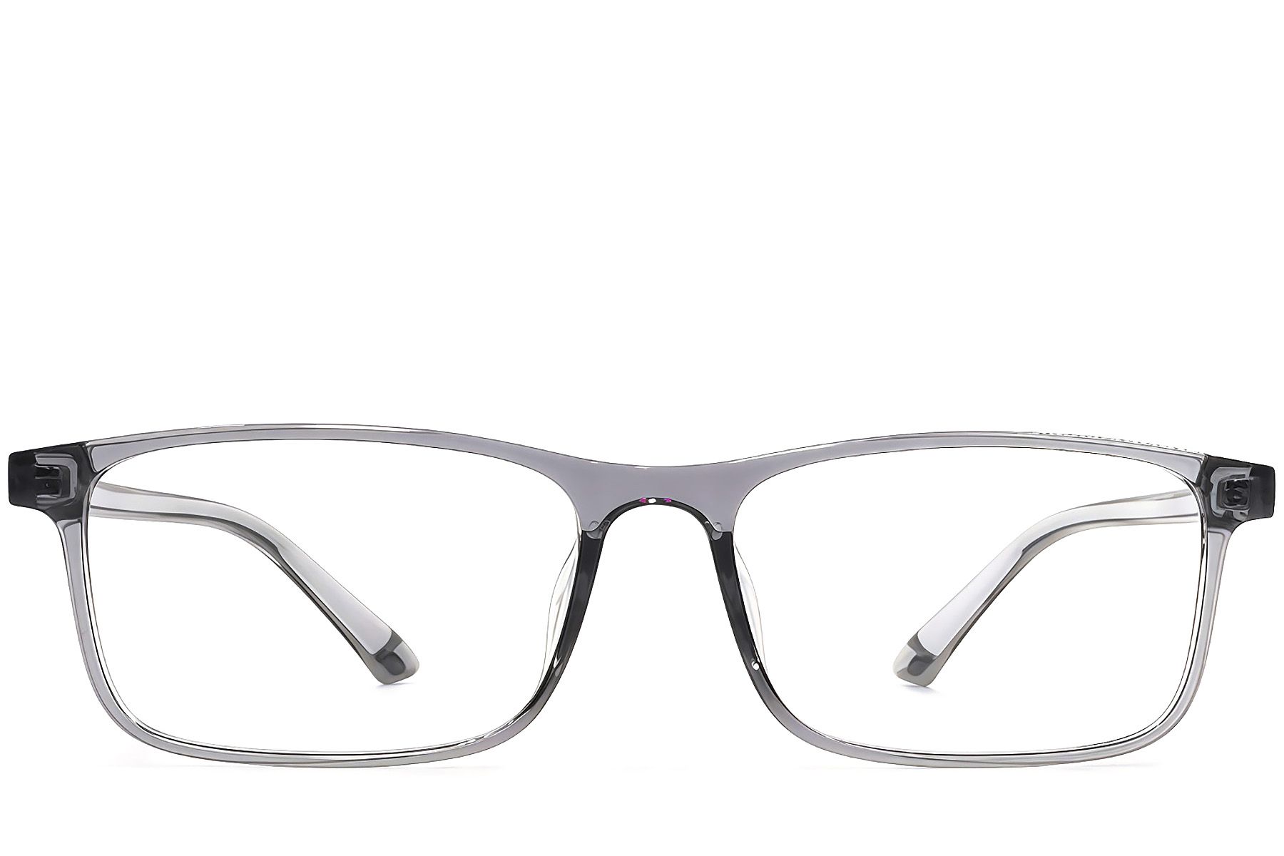 Rectangular Gray TR90 Glasses #BS1924-0256