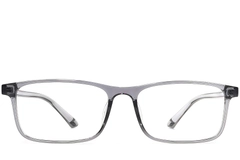 Rectangular Gray TR90 Glasses #BS1924-0256