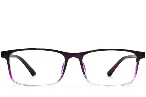 Lunettes rectangulaires violettes TR90 #BS1924-0258