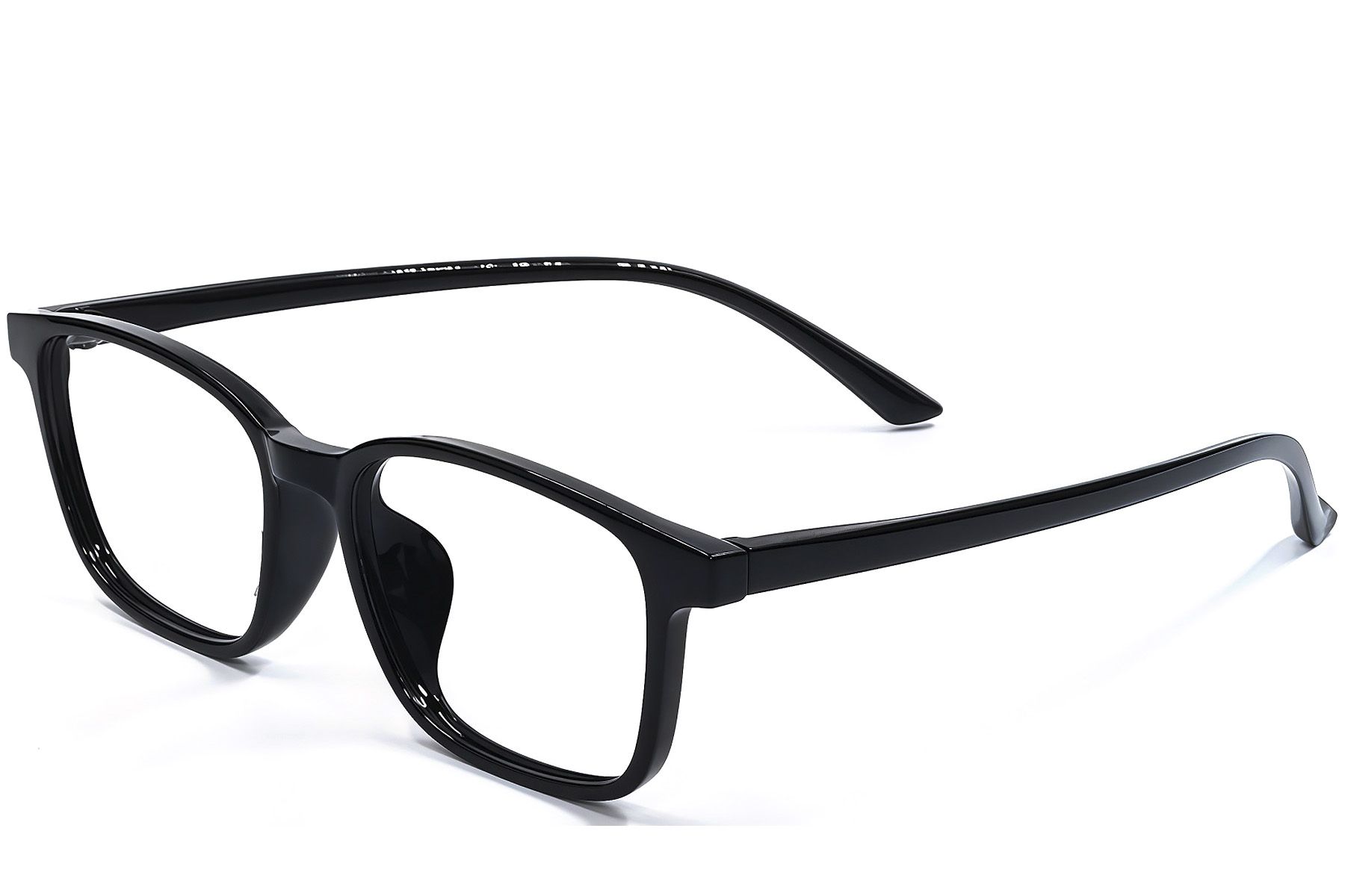 Rectangular Black TR90 Glasses #BS1924-0259