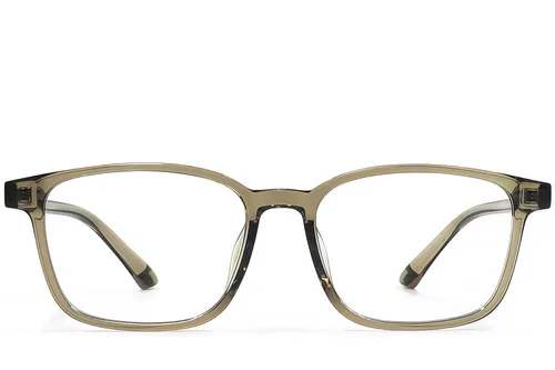 Lunettes rectangulaires vertes TR90 #BS1924-0261
