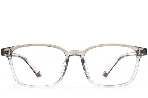 Lunettes rectangulaires marron TR90 #BS1924-0263