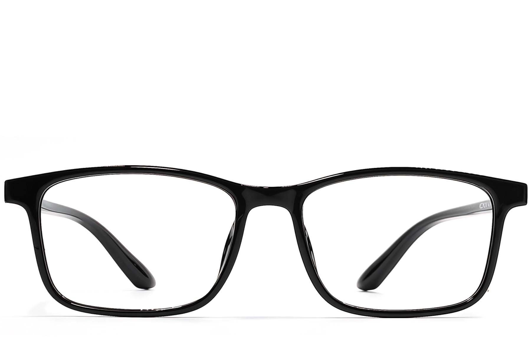 Rectangular Black TR90 Glasses #BS1924-0264