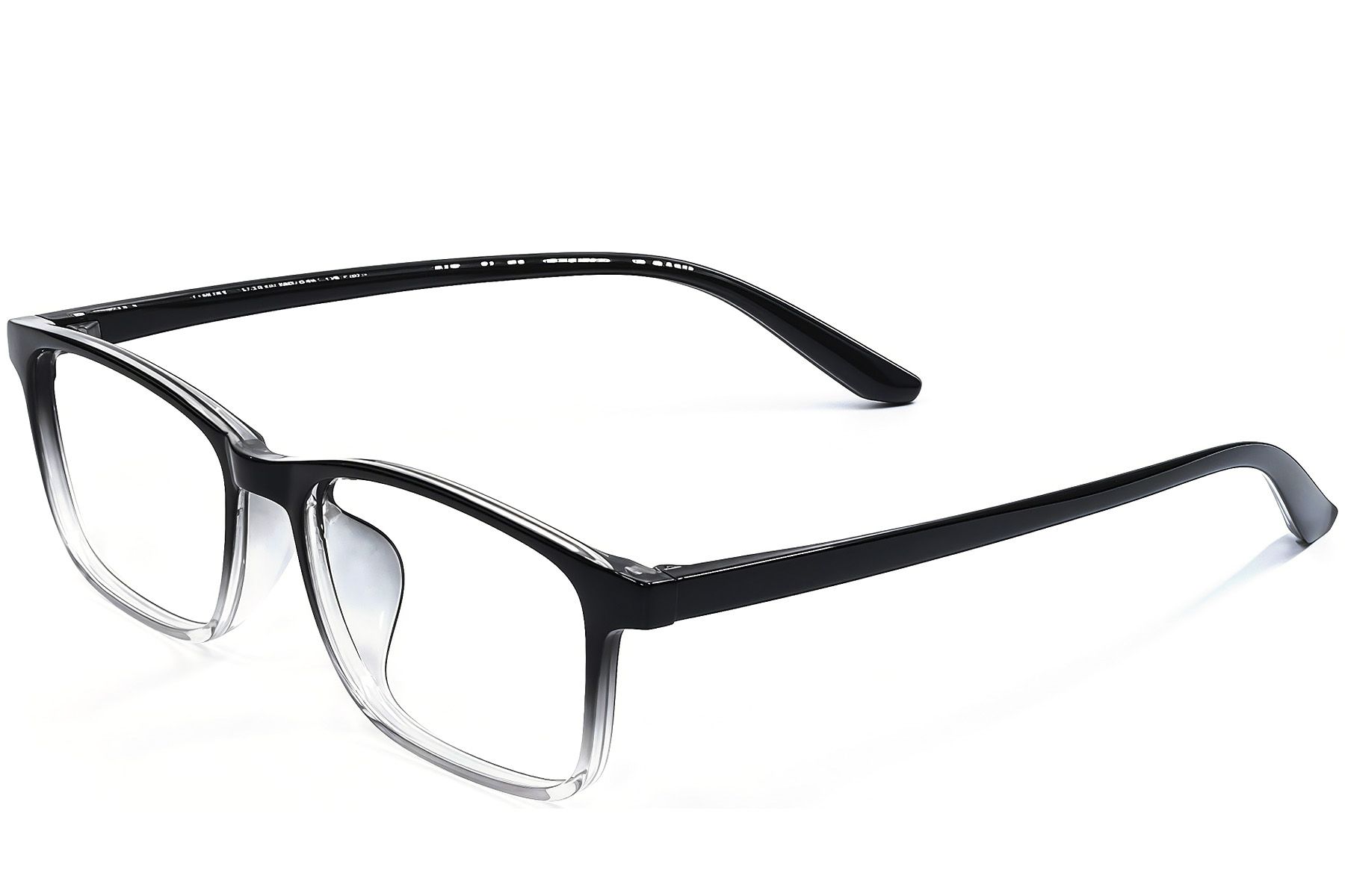 Rectangular Black TR90 Glasses #BS1924-0266