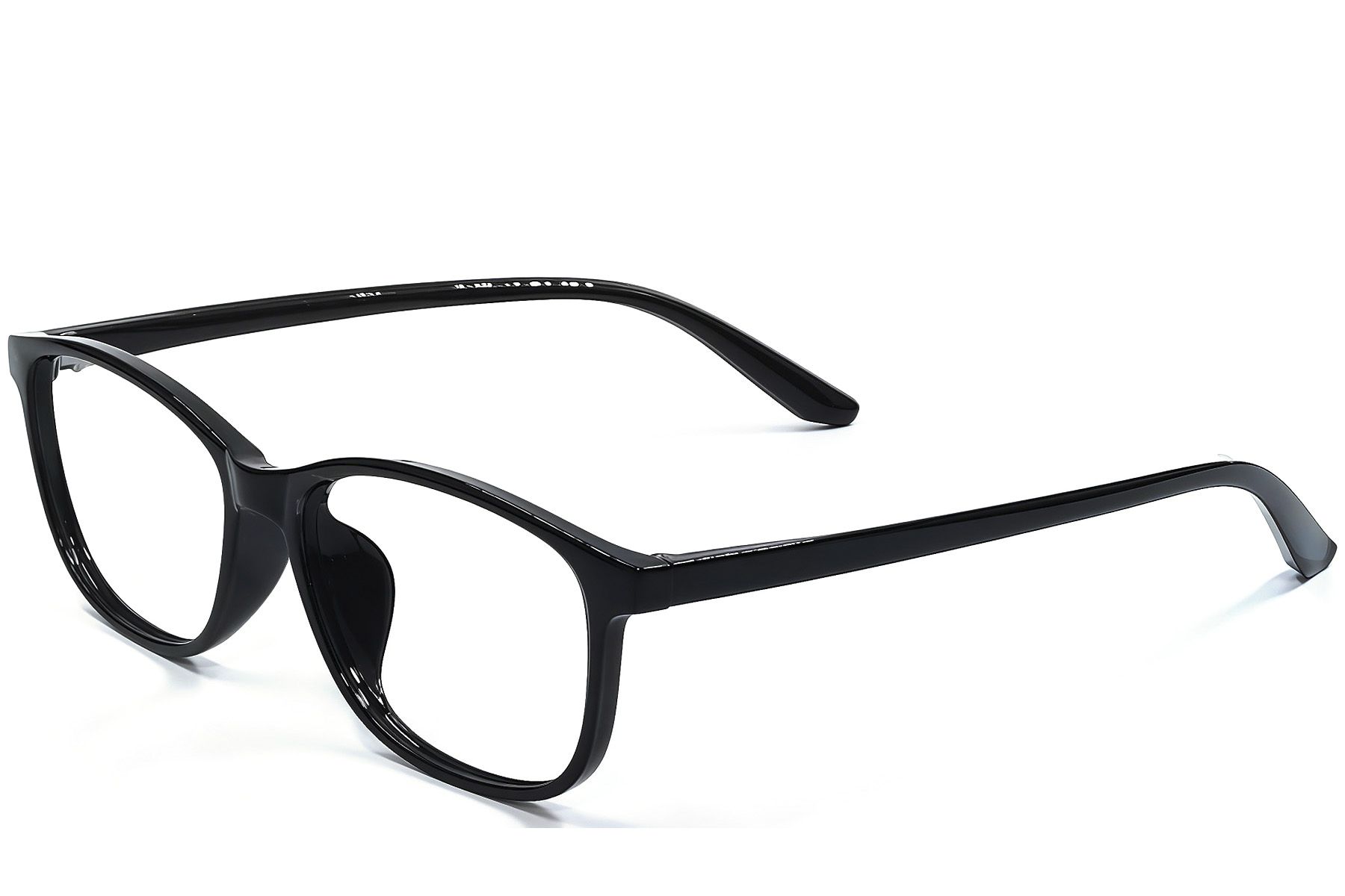 Rectangular Black TR90 Glasses #BS1924-0269