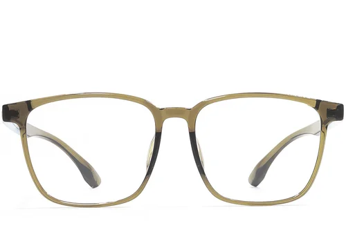 Lunettes rectangulaires vertes TR90 #BS1924-0273