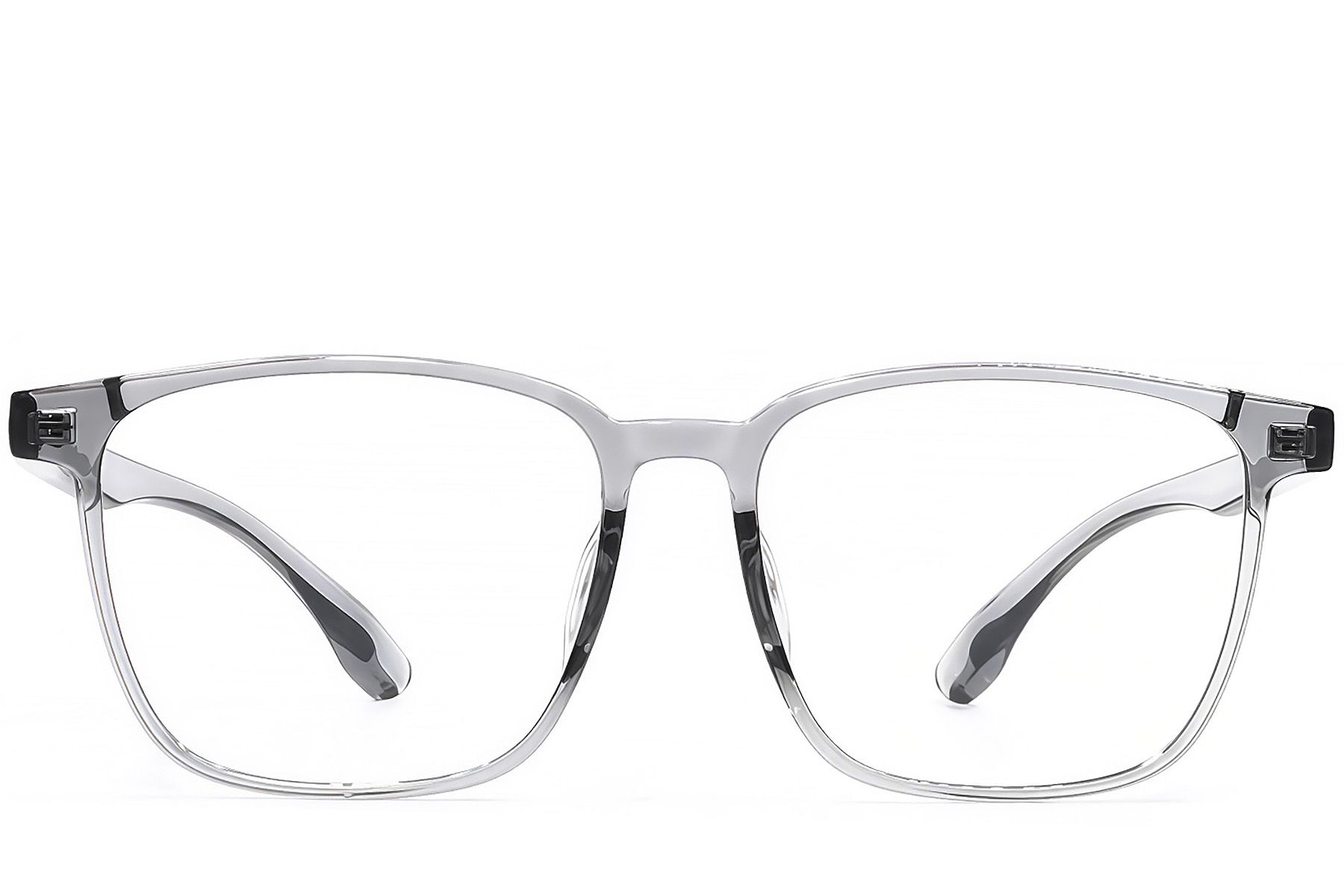 Rechteckige graue TR90-Brille #BS1924-0274