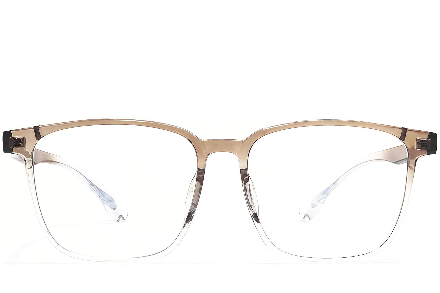 Rectangular Brown TR90 Glasses #BS1924-0276