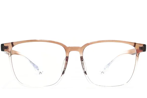 Lunettes rectangulaires marron TR90 #BS1924-0276