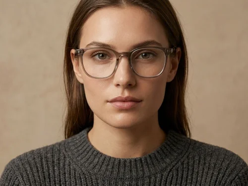Lunettes rectangulaires marron TR90 #BS1924-0278