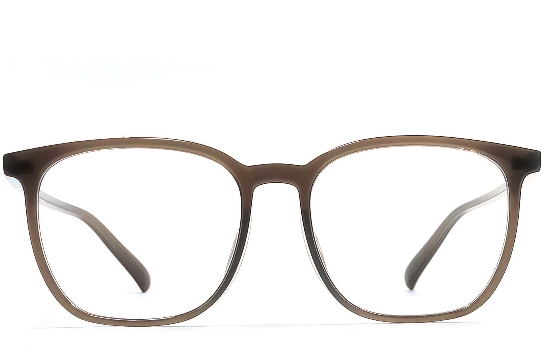 Rectangular Brown TR90 Glasses #BS1924-0278