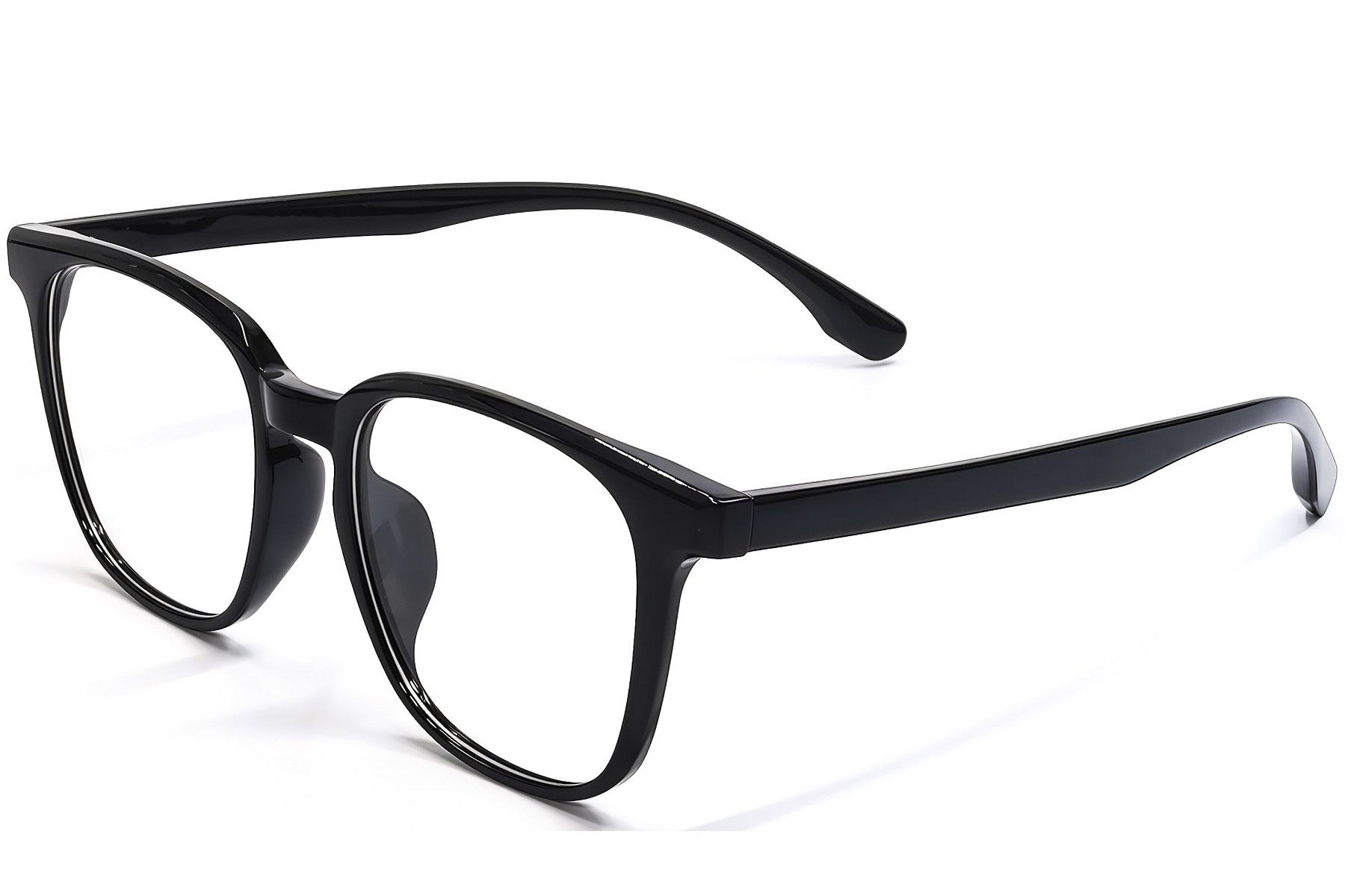 Lunettes rectangulaires noires TR90 #BS1924-0279