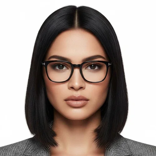 Lunettes rectangulaires noires TR90 #BS1924-0279