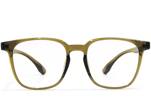 Lunettes rectangulaires vertes TR90 #BS1924-0280