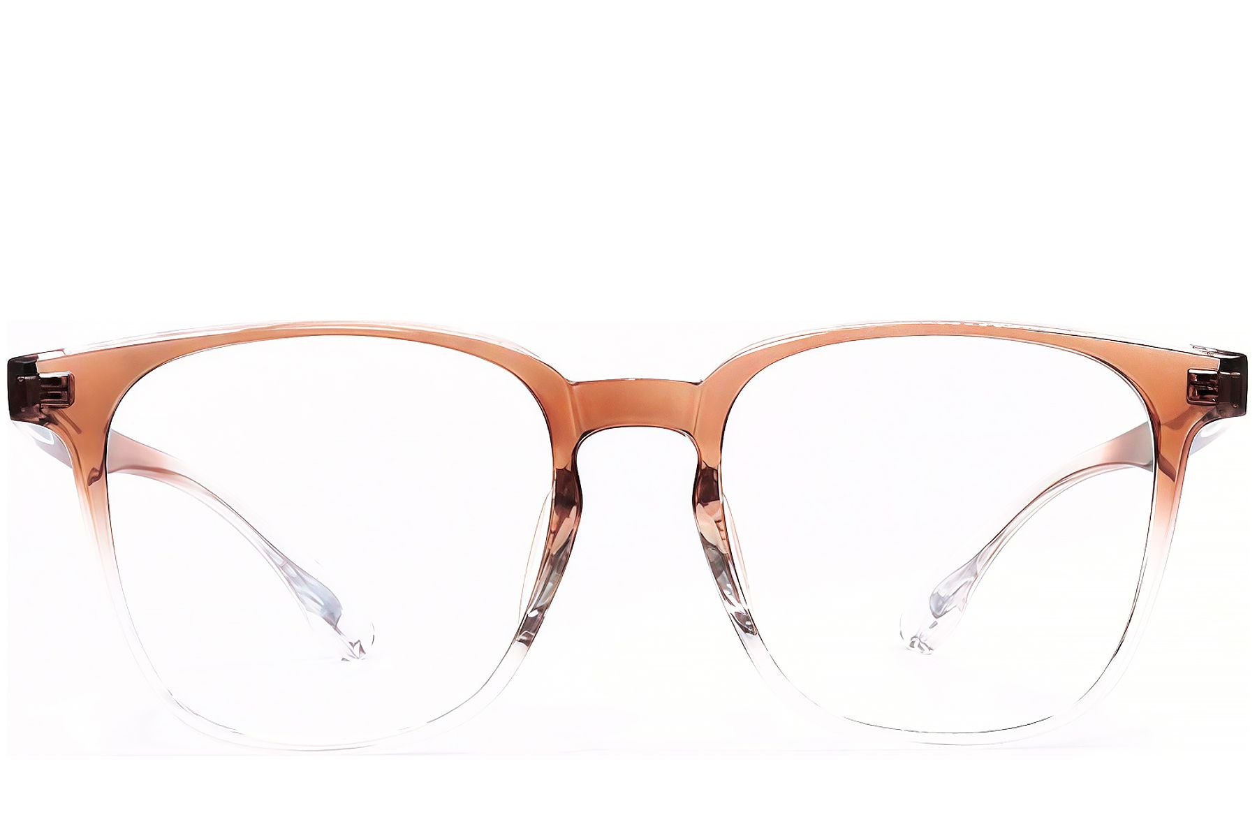 Rectangular Brown TR90 Glasses #BS1924-0283