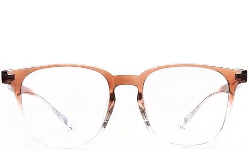 Lunettes rectangulaires marron TR90 #BS1924-0283