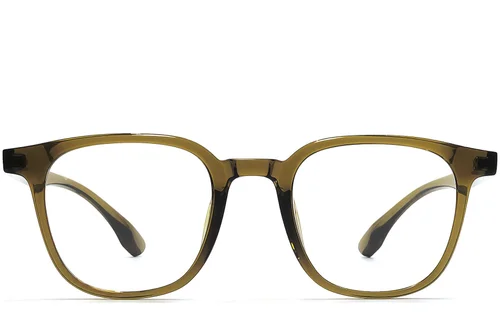 Rectangular Green TR90 Glasses #BS1924-0286