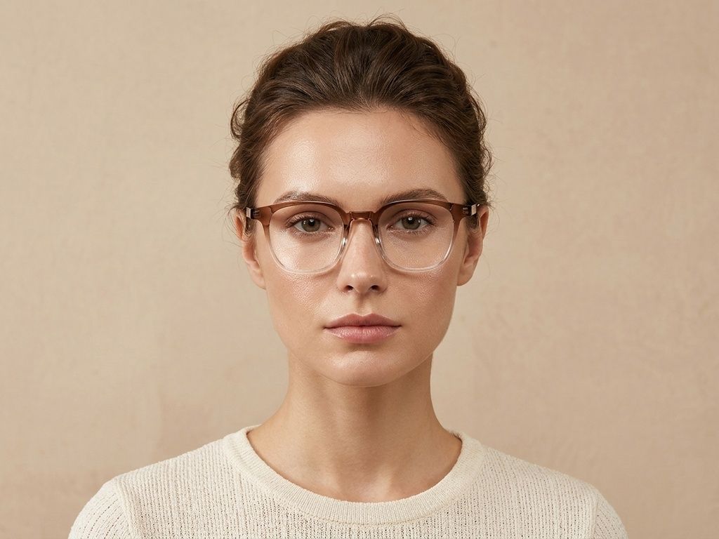 Gafas rectangulares TR90 marrones #BS1924-0289
