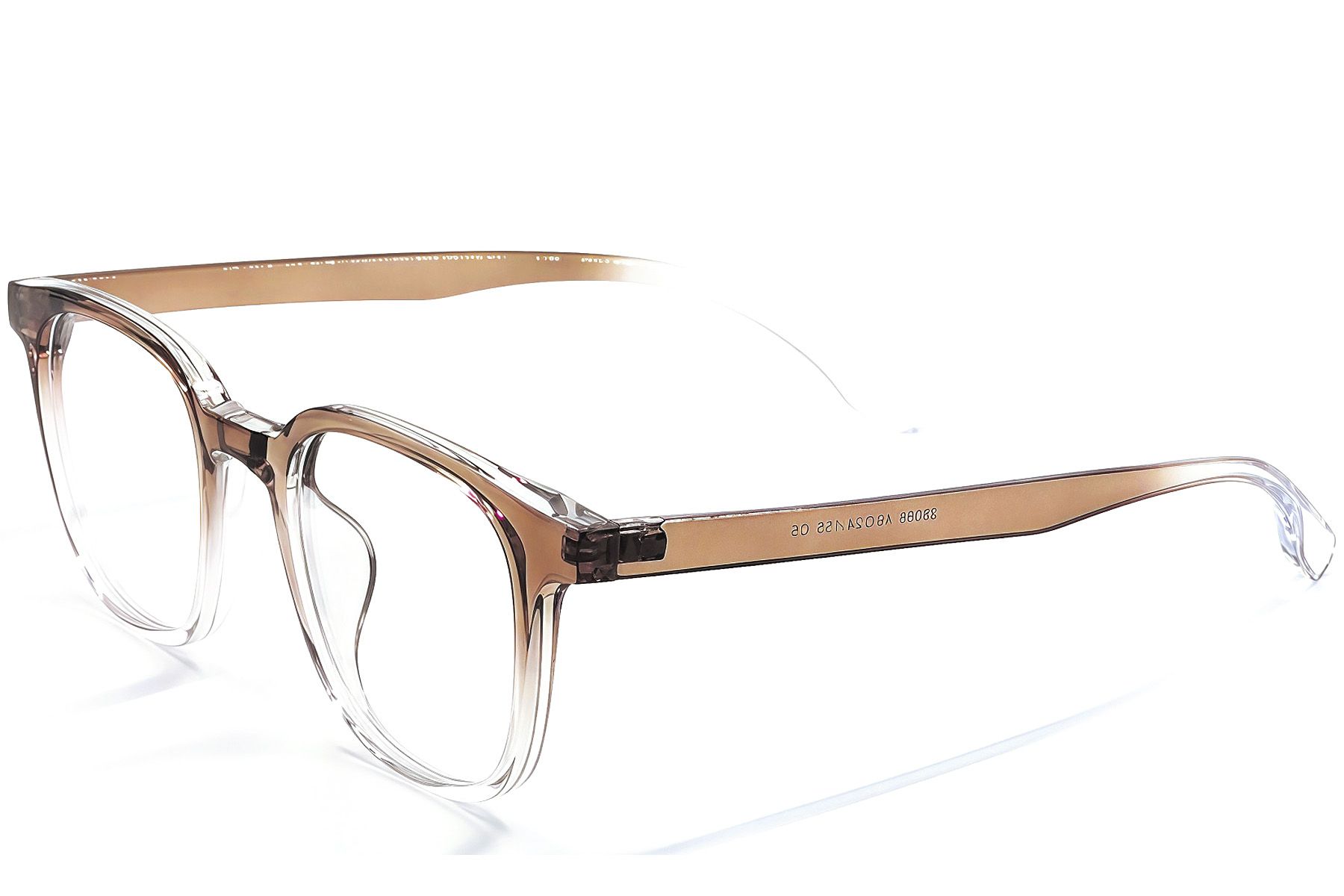Rectangular Brown TR90 Glasses #BS1924-0289