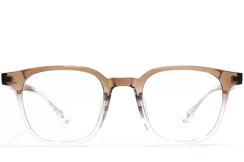 Lunettes rectangulaires marron TR90 #BS1924-0289