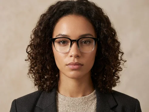 Lunettes rectangulaires noires TR90 #BS1924-0290