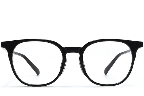 Lunettes ovales noires TR90 #BS1924-0291