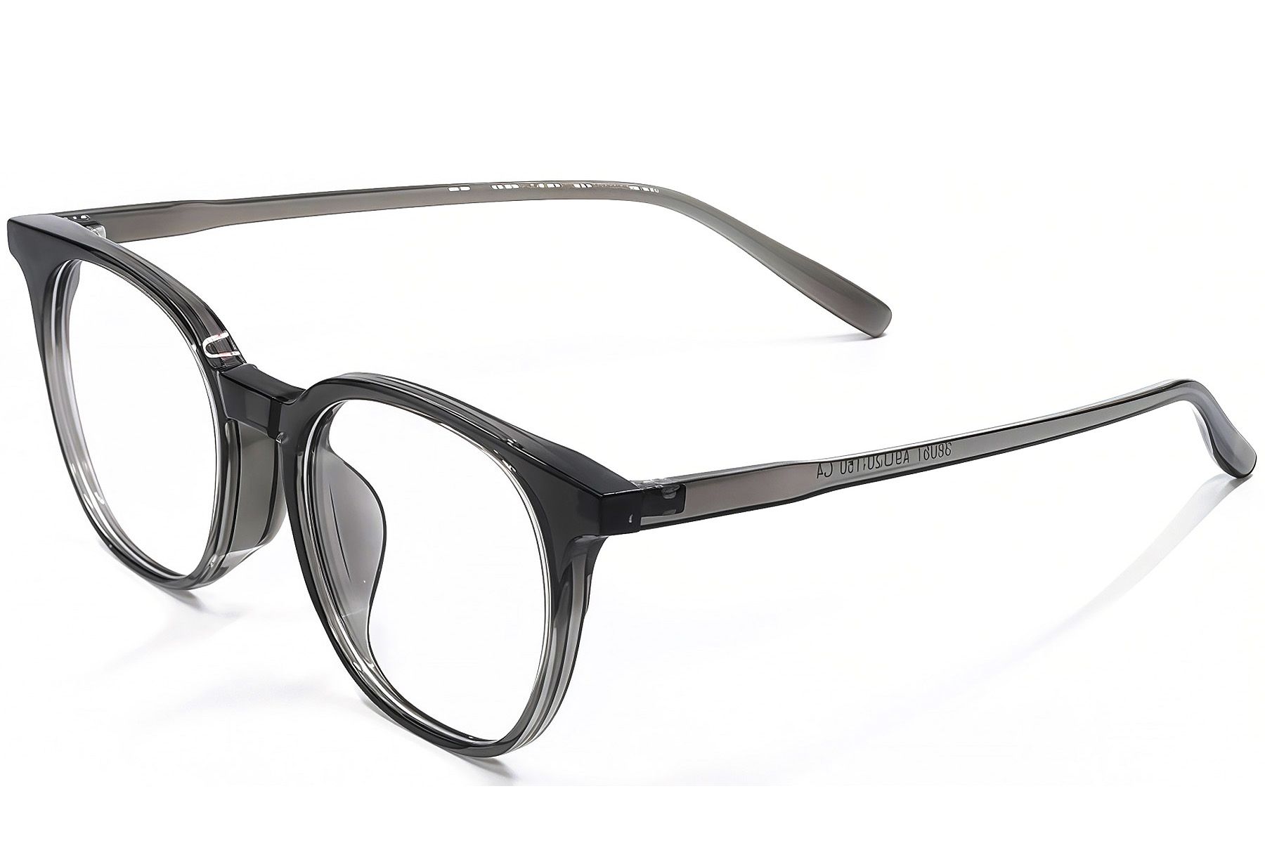 Oval Gray TR90 Glasses #BS1924-0293